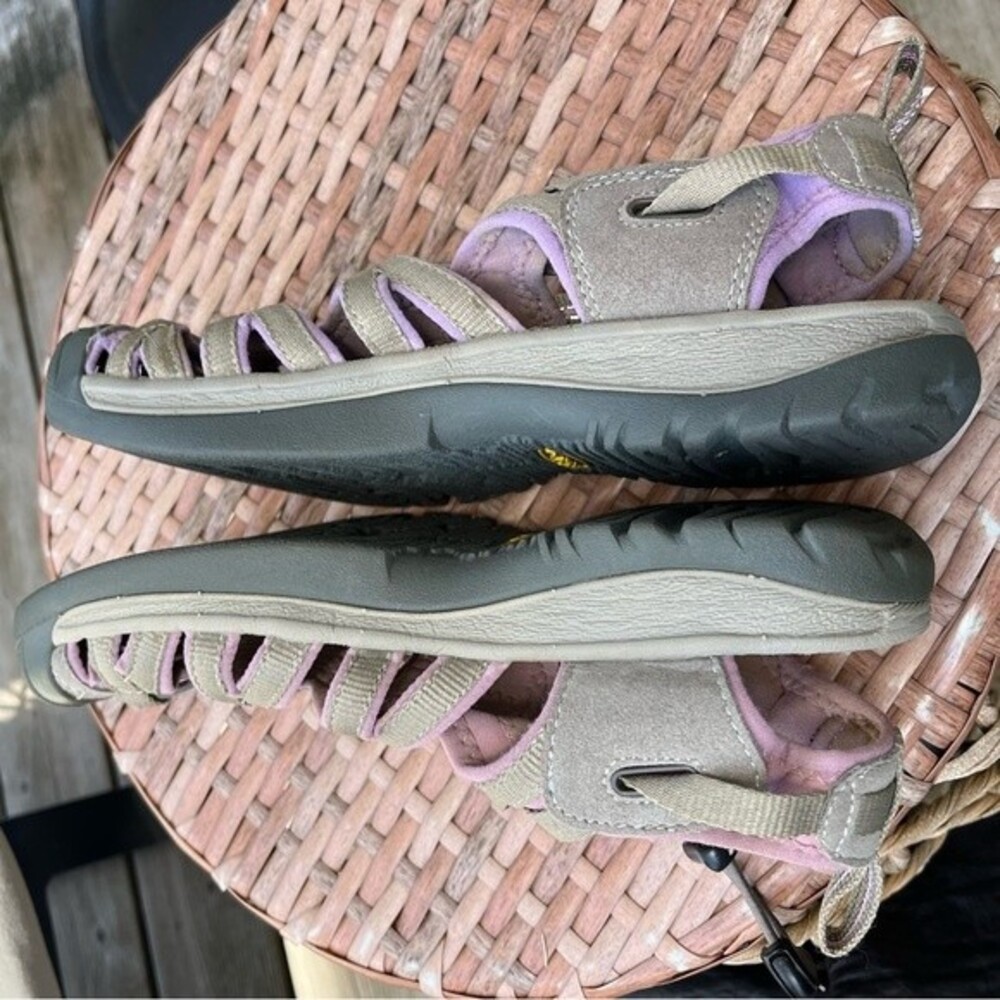 Keen Whisper Sandals in Grey and Purple  9 - Picture 6 of 11